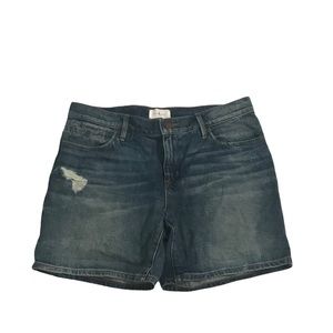 Lou & Grey slouchy skinny women’s jean shorts size 28